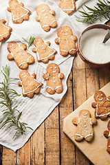 Image showing The funny homemade sugar cookie 