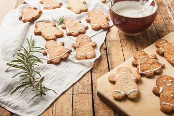 Image showing The funny homemade sugar cookie 