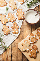 Image showing The funny homemade sugar cookie 