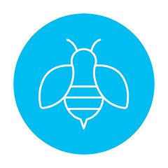 Image showing Bee line icon.