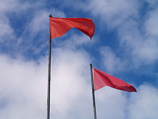 Image showing red flags