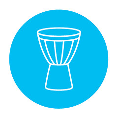 Image showing Timpani line icon.