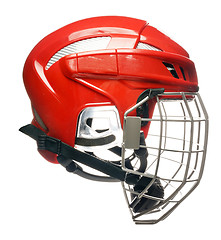 Image showing Hockey helmet isolated