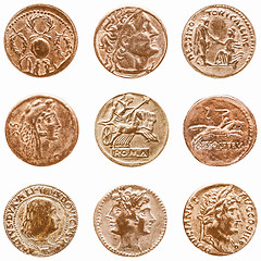 Image showing  Roman coin vintage