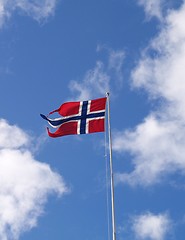 Image showing norwegian flag