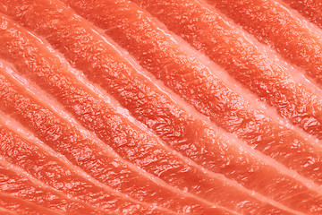 Image showing salmon fish meat texture