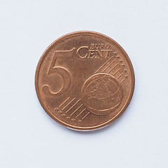 Image showing 5 cent coin