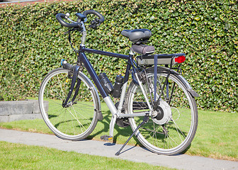 Image showing Electric bicycle in the sun