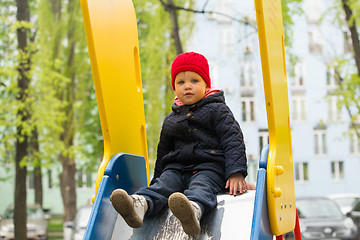 Image showing beautiful little girl in the park