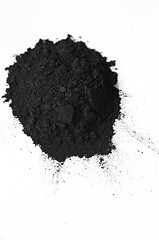 Image showing Activated charcoal powder