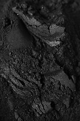 Image showing Activated charcoal powder