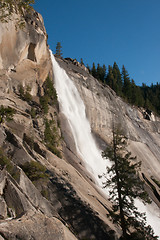 Image showing Nevada waterfalls in Yosemite