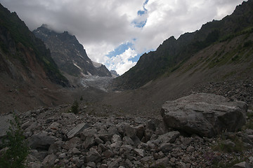 Image showing Hiking in mountain