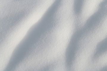 Image showing White beautiful snow