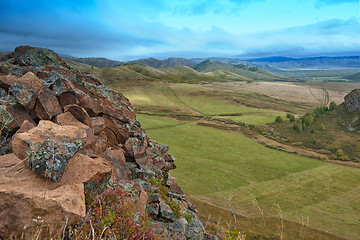 Image showing mountains in beauty day