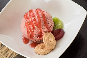 Image showing Fruit ice cream