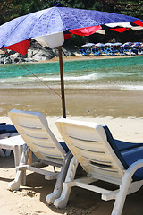 Image showing Summer day at the beach