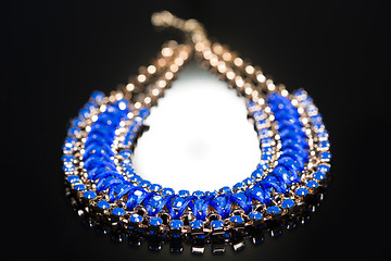 Image showing color plastic  necklace