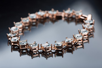 Image showing Jewelry diamond bracelet