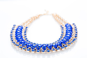 Image showing blue Ladies necklace