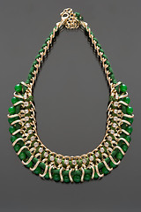 Image showing green necklace