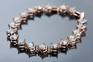 Image showing Jewelry diamond bracelet