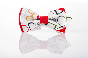 Image showing butterfly tie with an abstract pattern