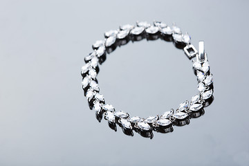 Image showing Jewelry diamond bracelet