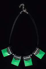 Image showing color plastic  necklace