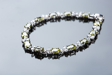 Image showing Jewelry diamond bracelet