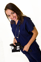 Image showing Friendly nurse