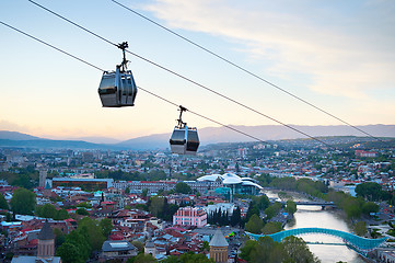 Image showing Tbilisi funicular, Georgia