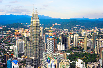 Image showing Kuala Lumpur skyline, Malaysia