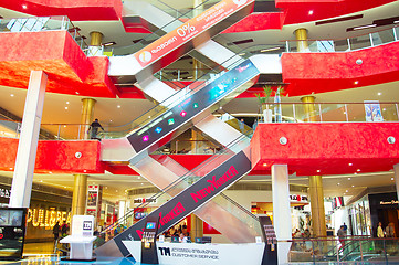 Image showing Escalators at Tbilisi Mall, Georgia