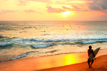 Image showing Sri Lanka surfing