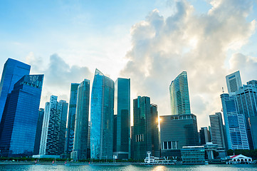 Image showing Singapore Downtown, skyline