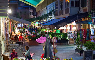 Image showing Street restaurants. Tbilisi, Georgia