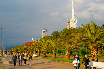 Image showing Batumi embankment