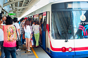 Image showing Bangkok subway station, Thailand