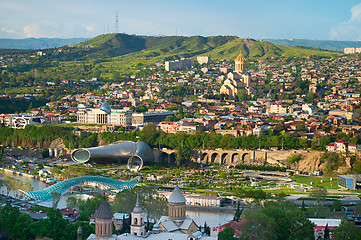 Image showing Tbilisi panorama