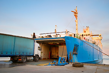 Image showing Crimea ferry boat