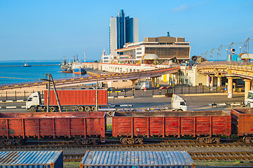 Image showing Odessa sea port, Ukraine