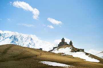 Image showing Mountains church, Georgia