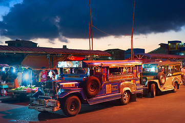 Image showing Jeepneys, Philippines public transport