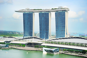 Image showing Marina Bay Hotel, Singapore