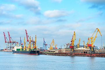 Image showing Odessa sea port, Ukraine