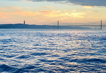 Image showing Tagus river, Lisbon, Portugal