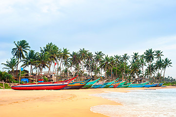 Image showing Fisherman village, Sri Lanka