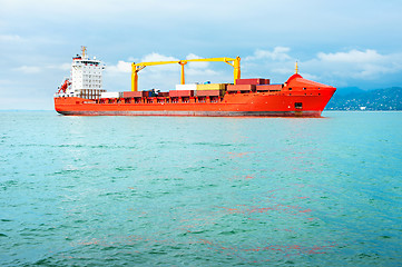 Image showing Red Tanker