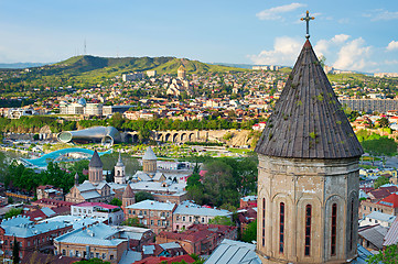 Image showing Tbilisi skyline, Georgia